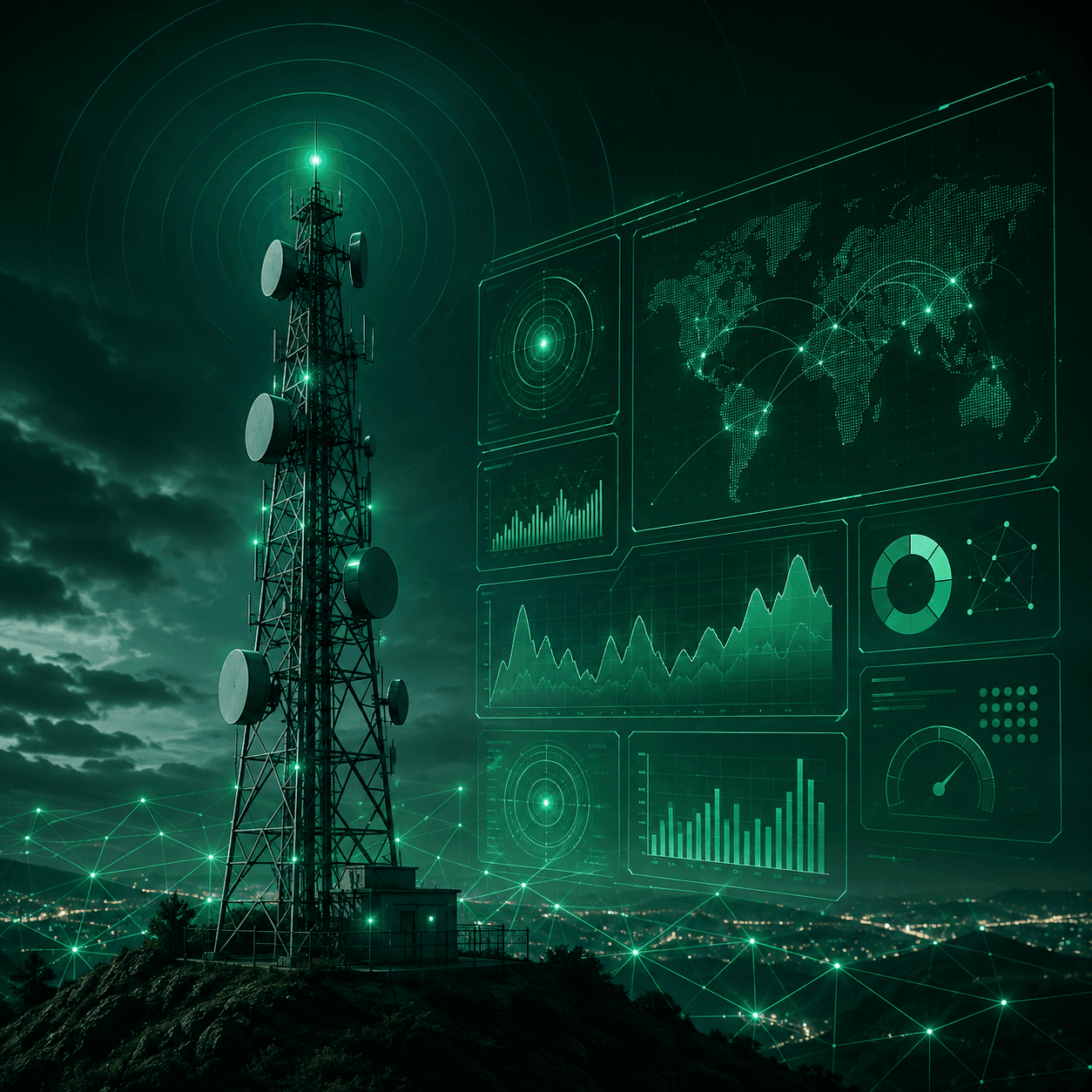 Remote monitoring and predictive maintenance slash errors and deployment time, giving clients full network visibility and unmatched operational reliability.